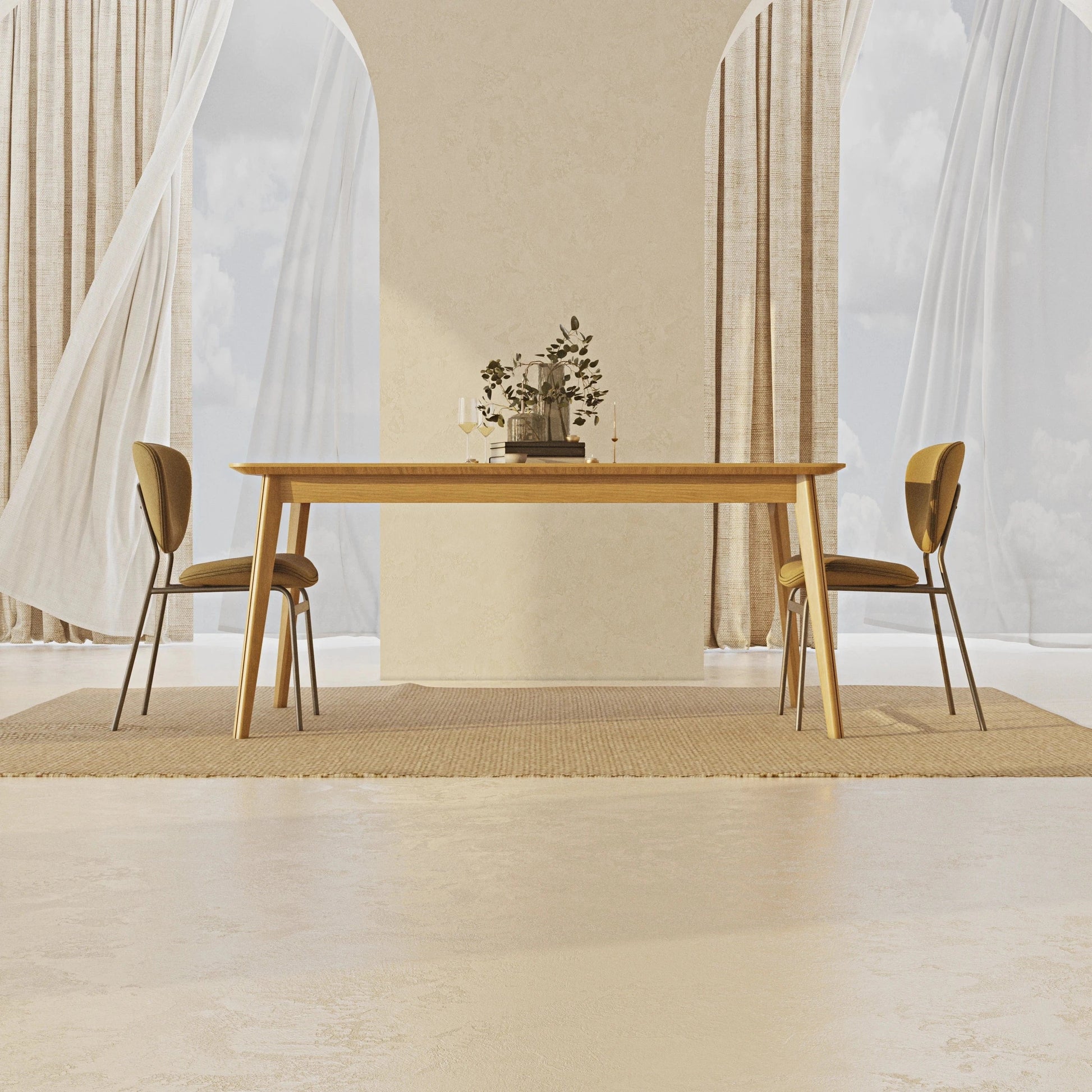 Norge Yemek Masası 90X170