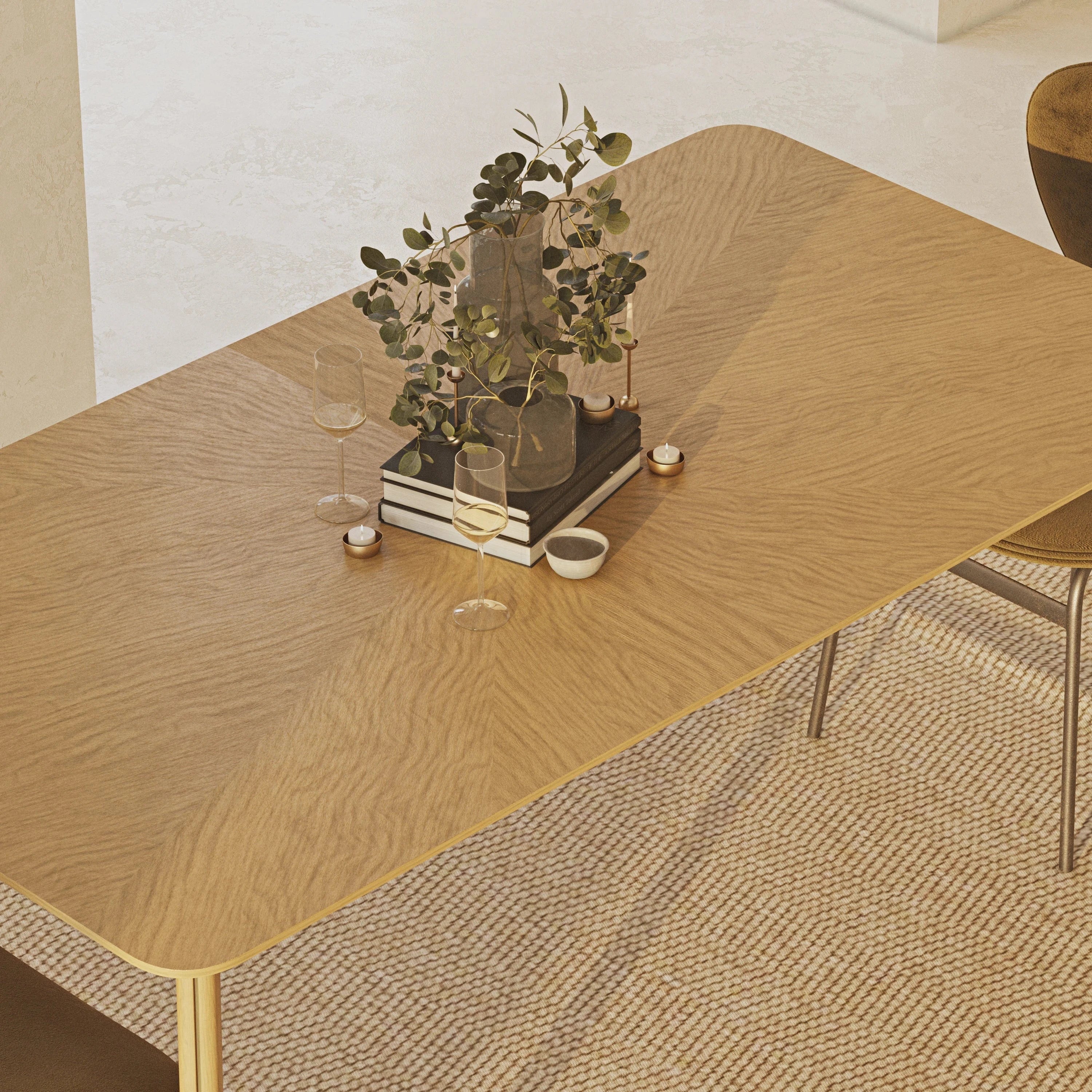 Norge Yemek Masası 90X170