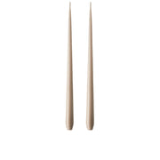 Nougat Note Kokusuz 2'Li Uzun Konik Mum 42 Cm
