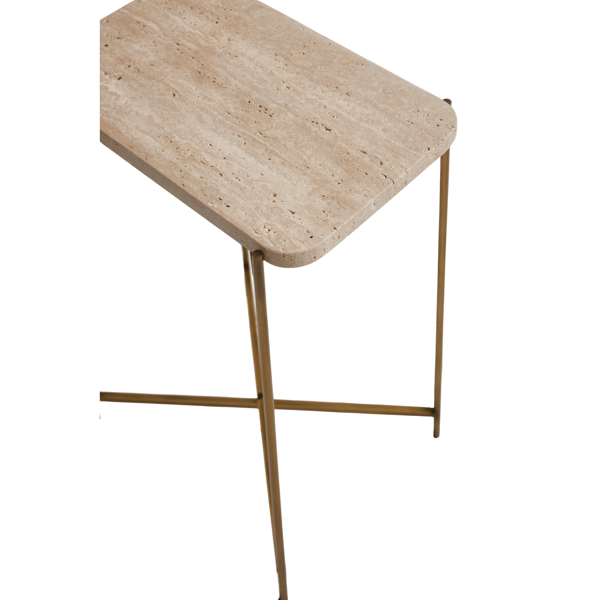Nova Traverten Yan Sehpa-Sehpa-Marmony Concept-gold-NowShopFun
