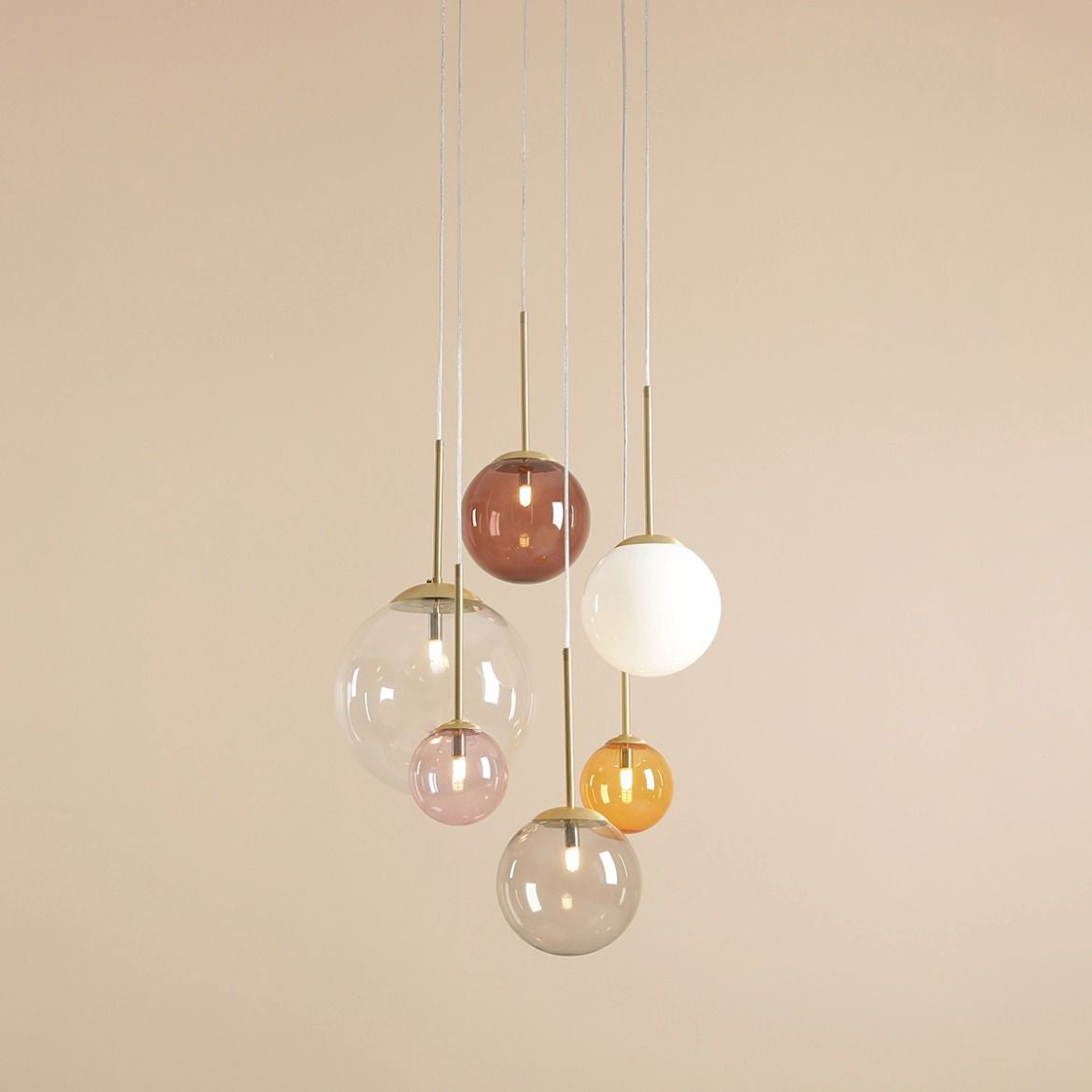 Nyra Multicolour Sarkıt Avize-Avize-Metanoya Lighting-NowShopFun