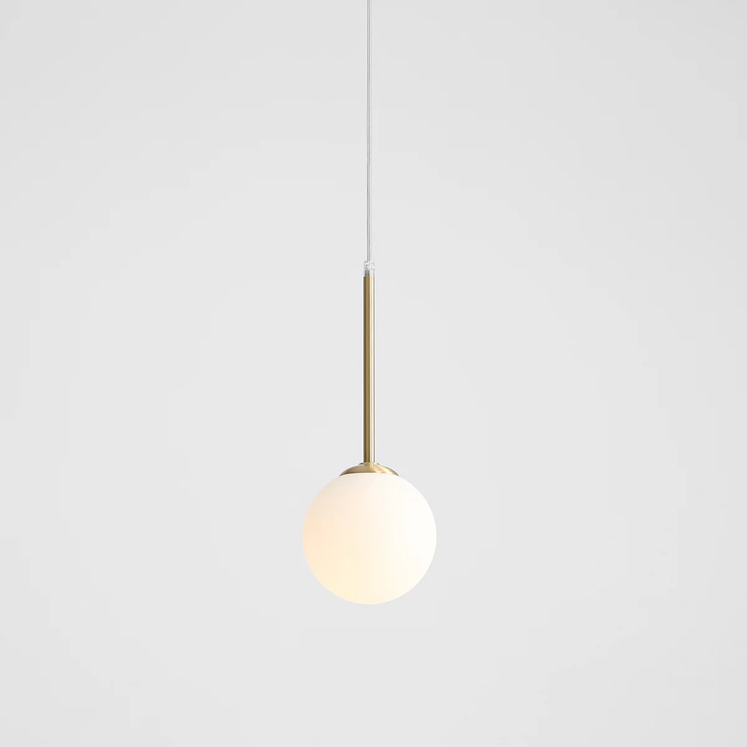 Nyra Sarkıt Aydınlatma-Tavan Aydınlatması-Metanoya Lighting-20 CM-Pirinç Kaplama-NowShopFun