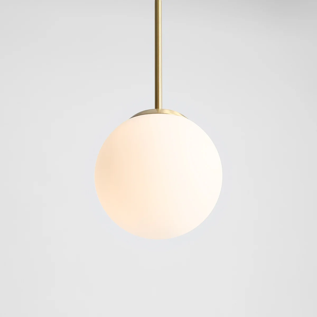 Nyra Sarkıt Aydınlatma-Tavan Aydınlatması-Metanoya Lighting-20 CM-Pirinç Kaplama-NowShopFun