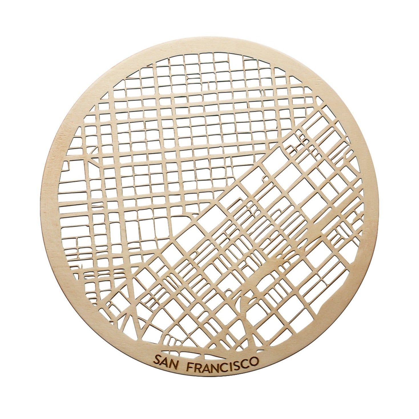 San Francisco Ahşap Şehir Haritası