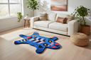 Oggian Blue Panter Orta Boy Halı (96cm x 150cm)