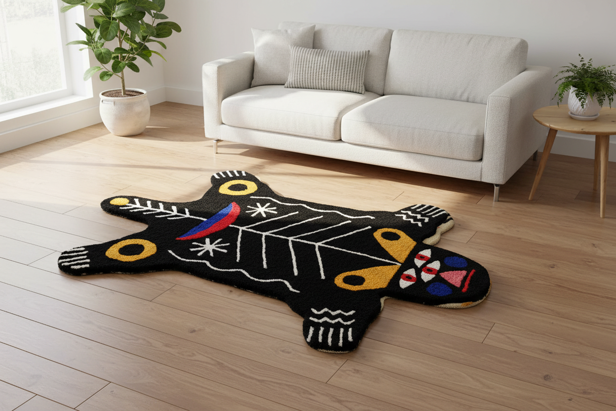 Oggian Kinotto Orta Boy Halı (96cm x 150cm)