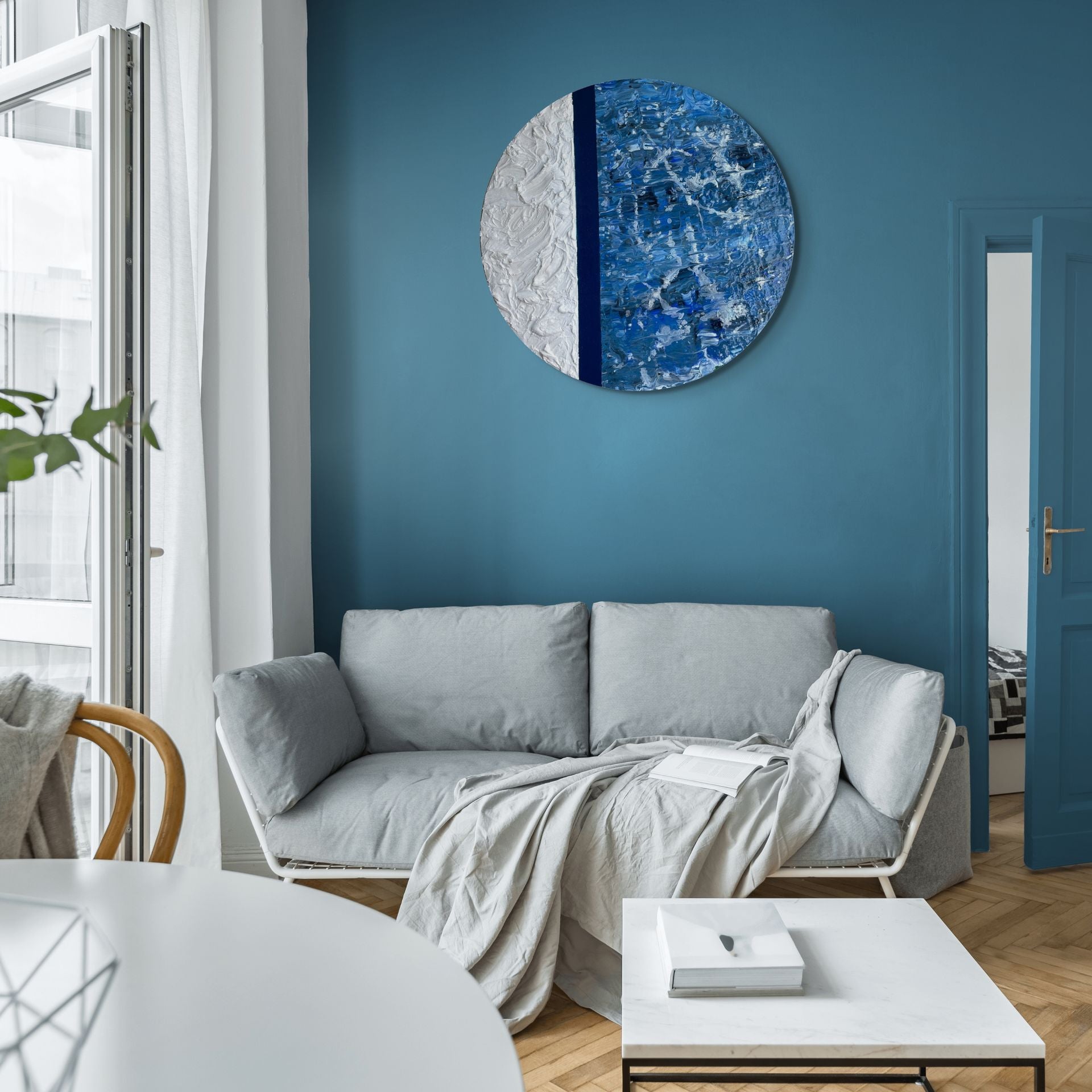 Okyanus Nefesi - Soyut Tablo-Tablo-Ebru Sayer Art & Design-NowShopFun