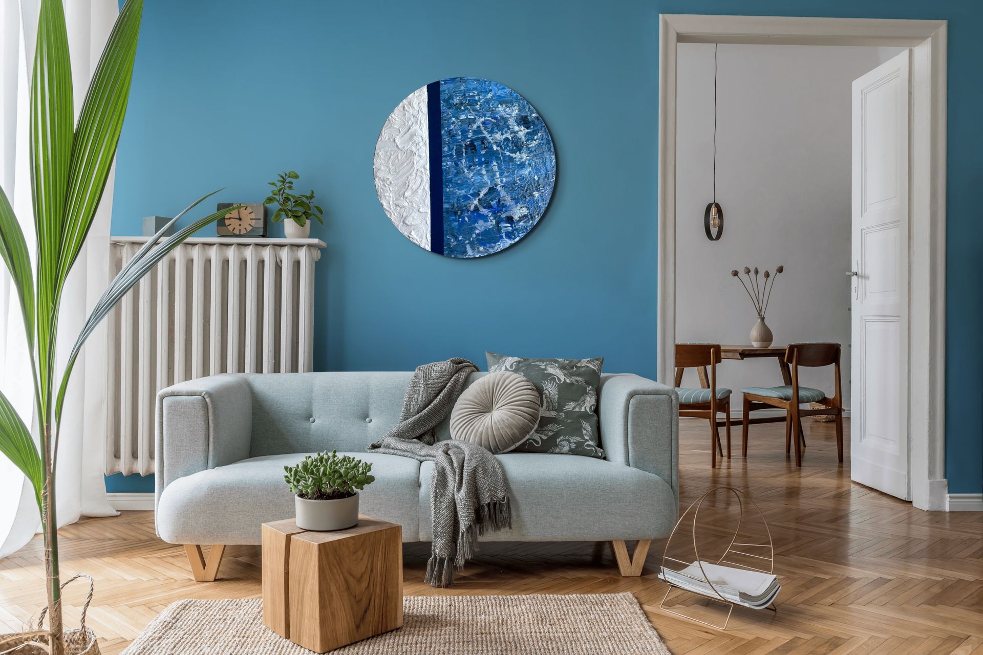 Okyanus Nefesi - Soyut Tablo-Tablo-Ebru Sayer Art & Design-NowShopFun
