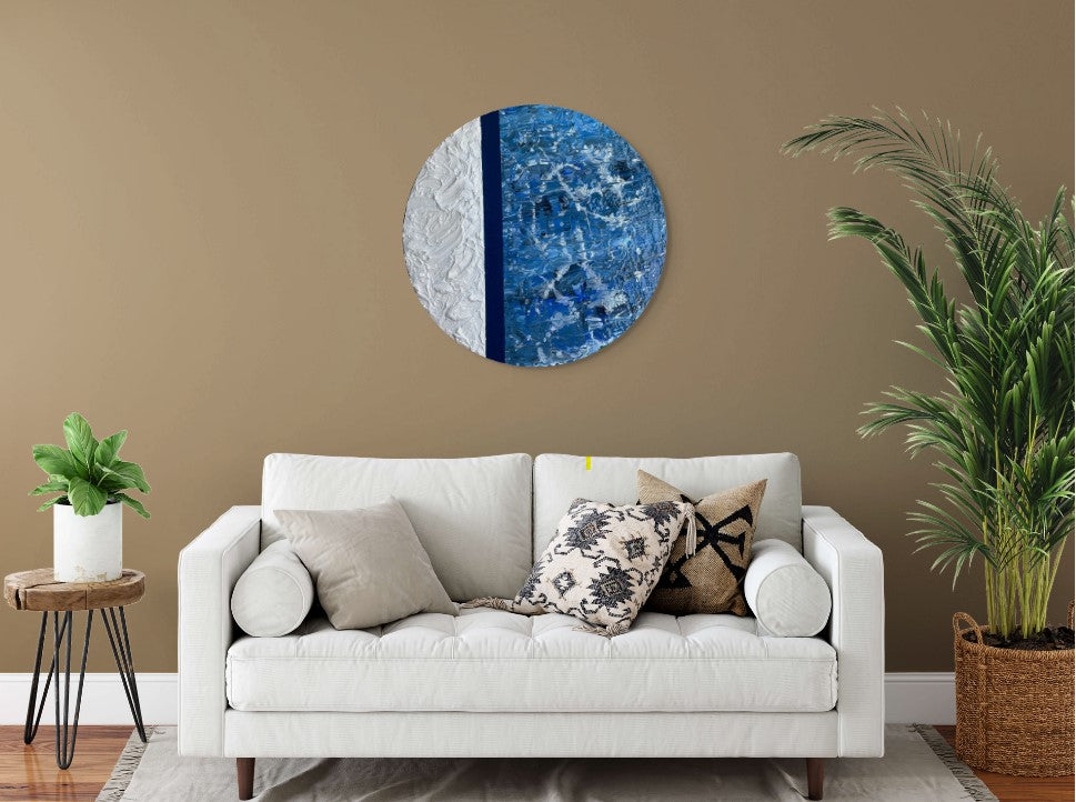Okyanus Nefesi - Soyut Tablo-Tablo-Ebru Sayer Art & Design-NowShopFun