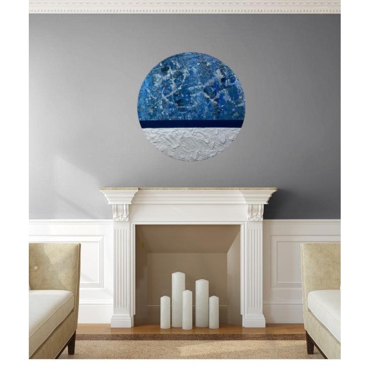 Okyanus Nefesi - Soyut Tablo-Tablo-Ebru Sayer Art & Design-NowShopFun