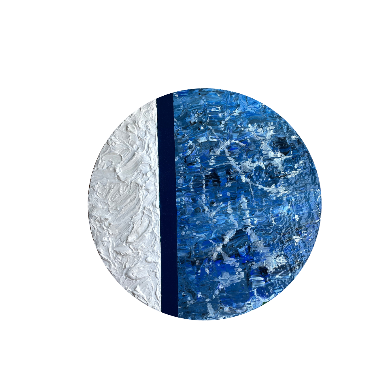 Okyanus Nefesi - Soyut Tablo-Tablo-Ebru Sayer Art & Design-NowShopFun