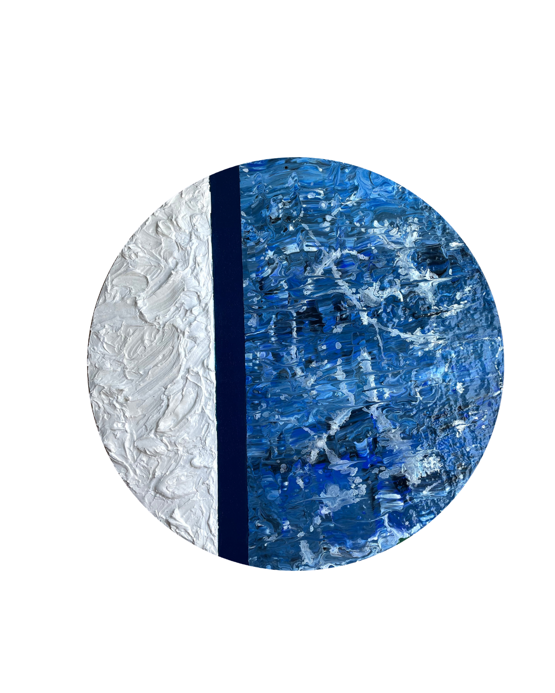 Okyanus Nefesi - Soyut Tablo-Tablo-Ebru Sayer Art & Design-NowShopFun