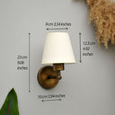 Mini Glow Eskitme Gold Duvar Apliği