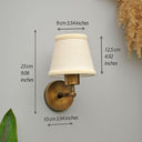 Mini Glow Eskitme Gold Sutaşı İşlemeli Duvar Apliği