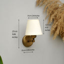 Circle Glow Gold Duvar Apliği