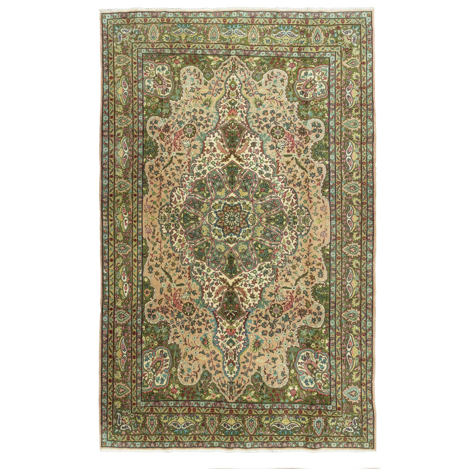 Olivia Madalyon Tasarımlı El Dokuma Halı 206x309 cm