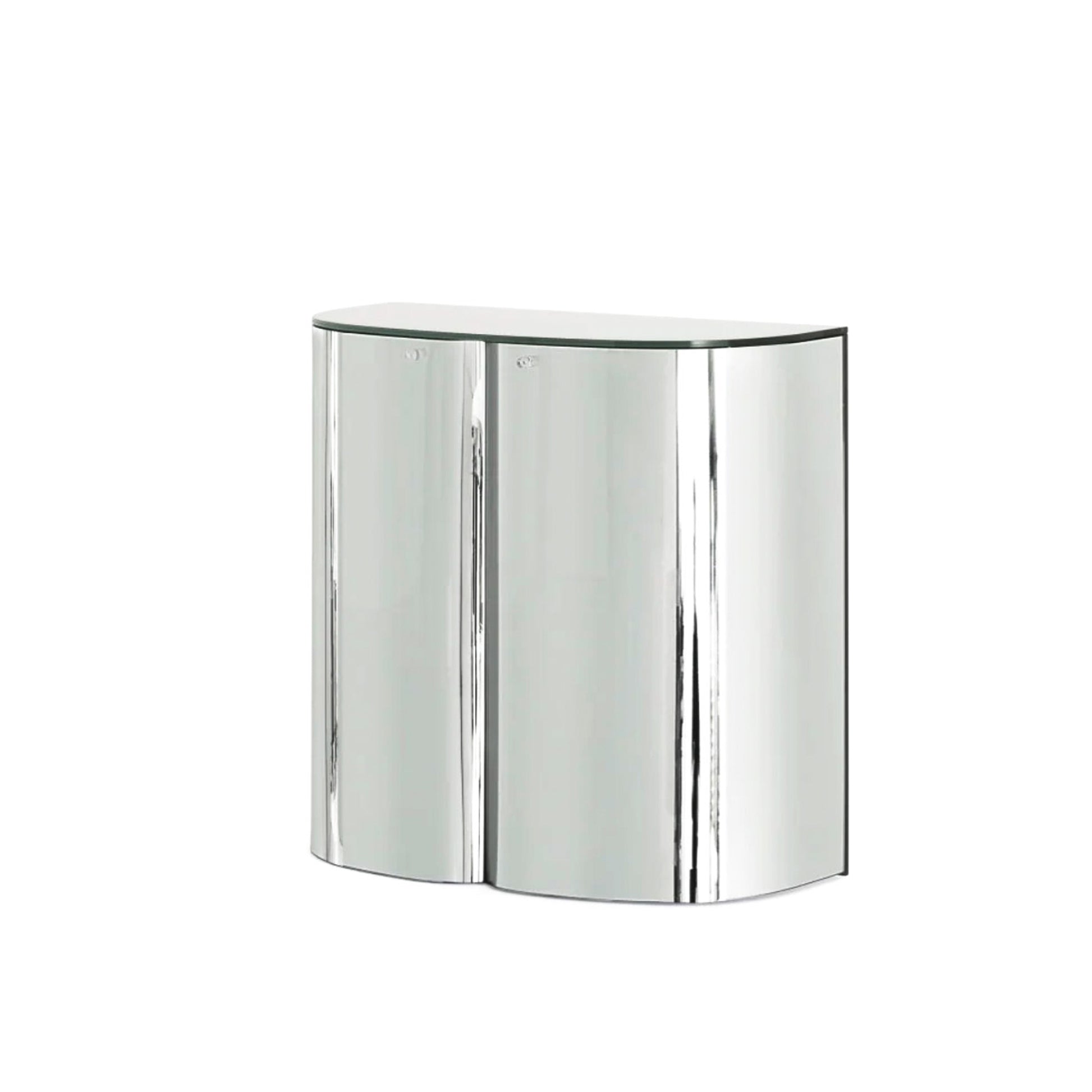 Oltralpe Kristal Ayna Kapaklı İçki Dolabı-İçki Dolabı-Glas Italia-NowShopFun