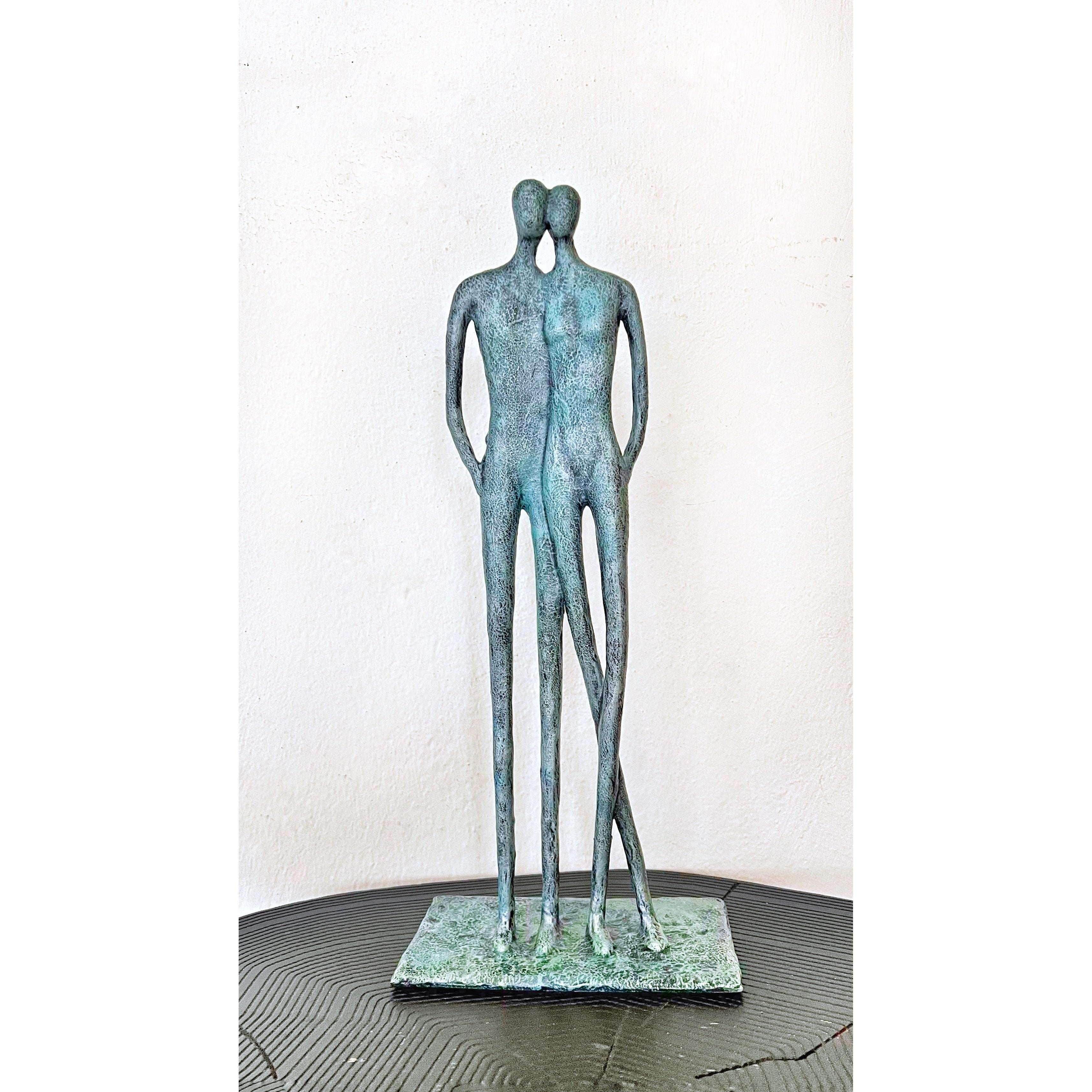 Omuz Omuza Heykel-Heykel-B’art Desing-Blue-NowShopFun