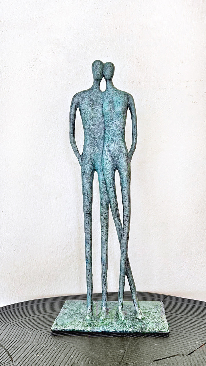 Omuz Omuza Heykel-Heykel-B’art Desing-Blue-NowShopFun