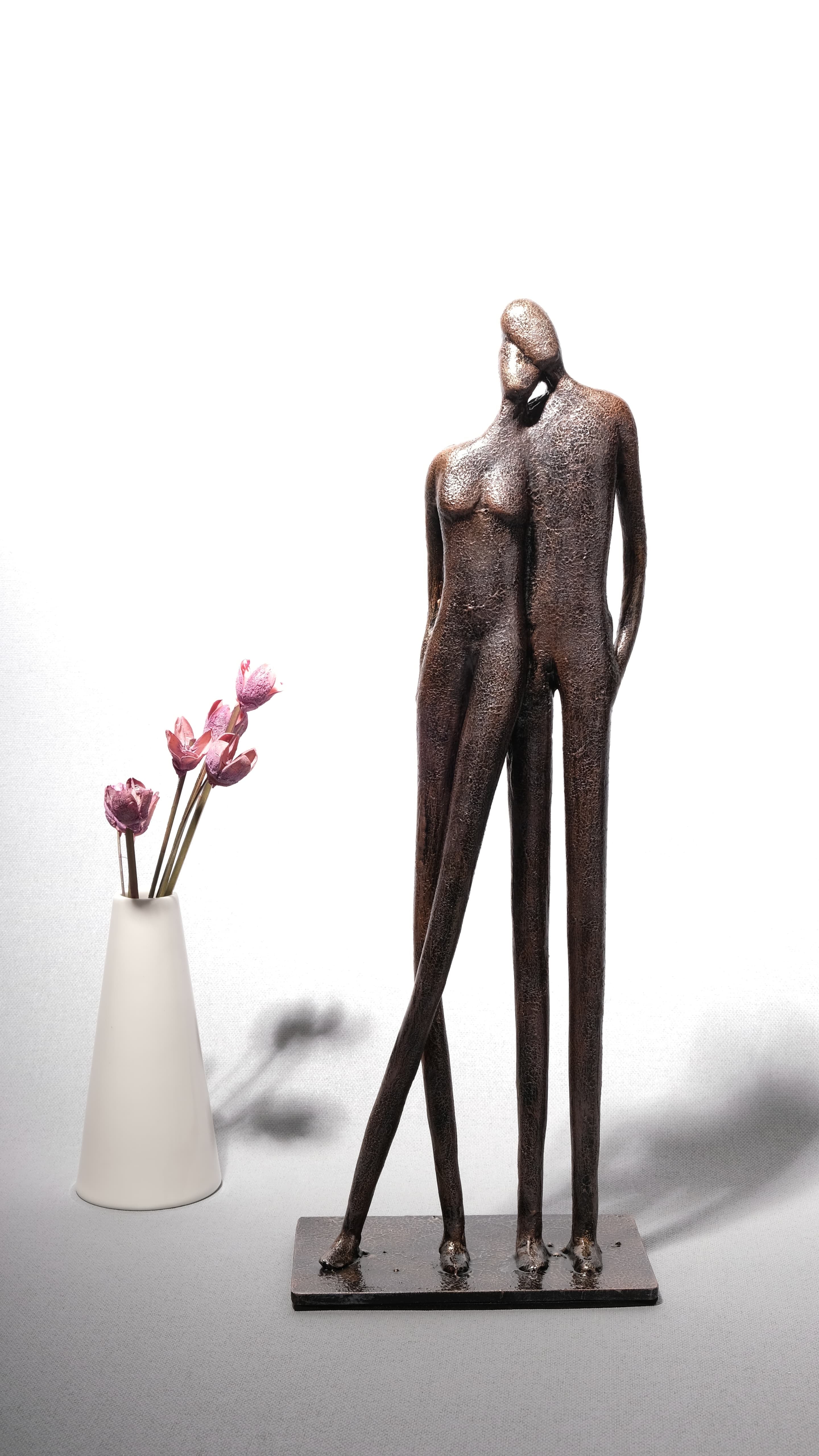 Omuz Omuza Heykel-Heykel-B’art Desing-Bronz-NowShopFun