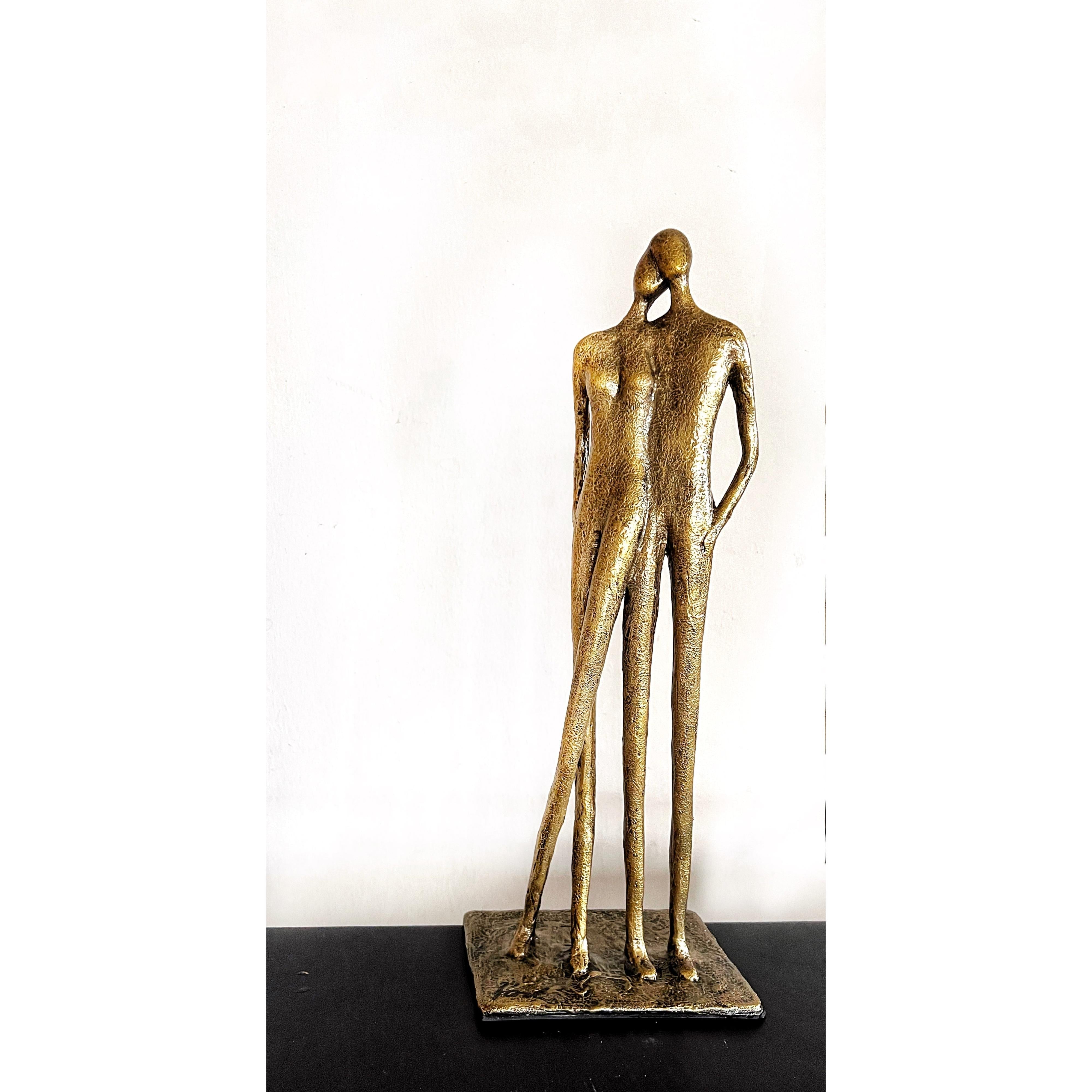 Omuz Omuza Heykel-Heykel-B’art Desing-Gold-NowShopFun