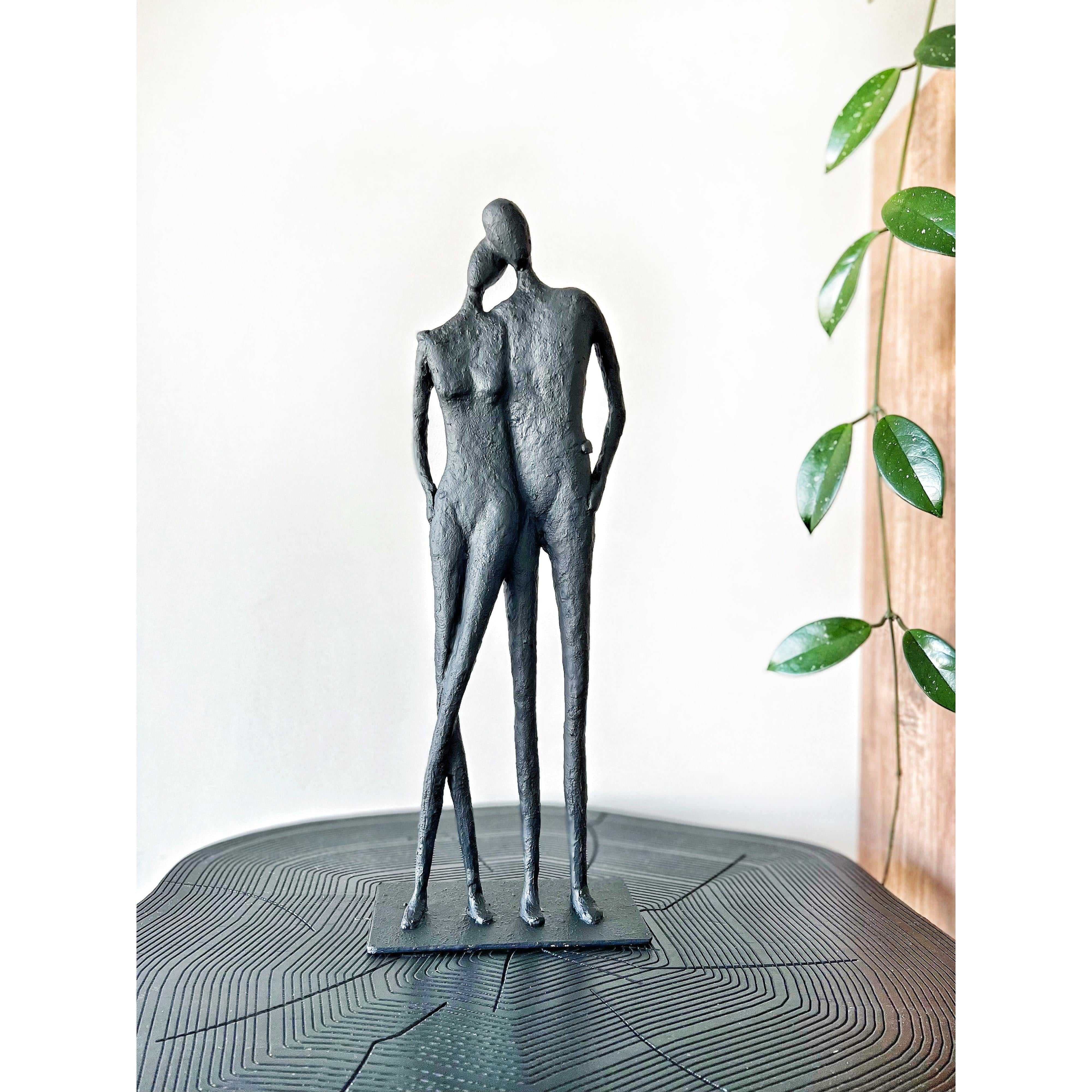 Omuz Omuza Heykel-Heykel-B’art Desing-Siyah-NowShopFun