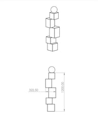onn BALANCE | Heykelsi Tasarım Lambader-Lambader-OnnConcept-NowShopFun