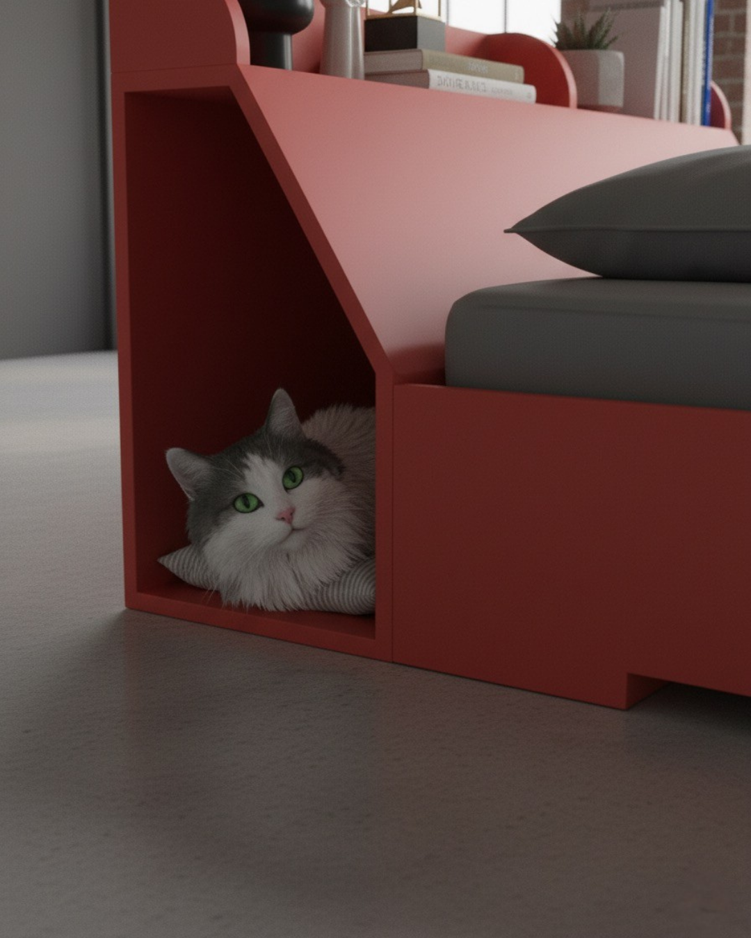 Onn Burrow - Evcil Hayvan Paylaşımlı Çift Kişilik Karyola