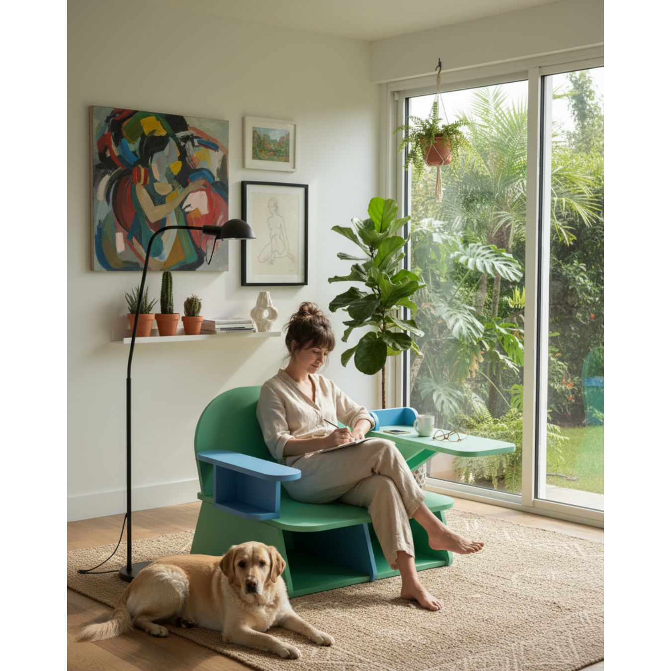 Nest - Tekli Çalışma Ve Kitap Koltuğu