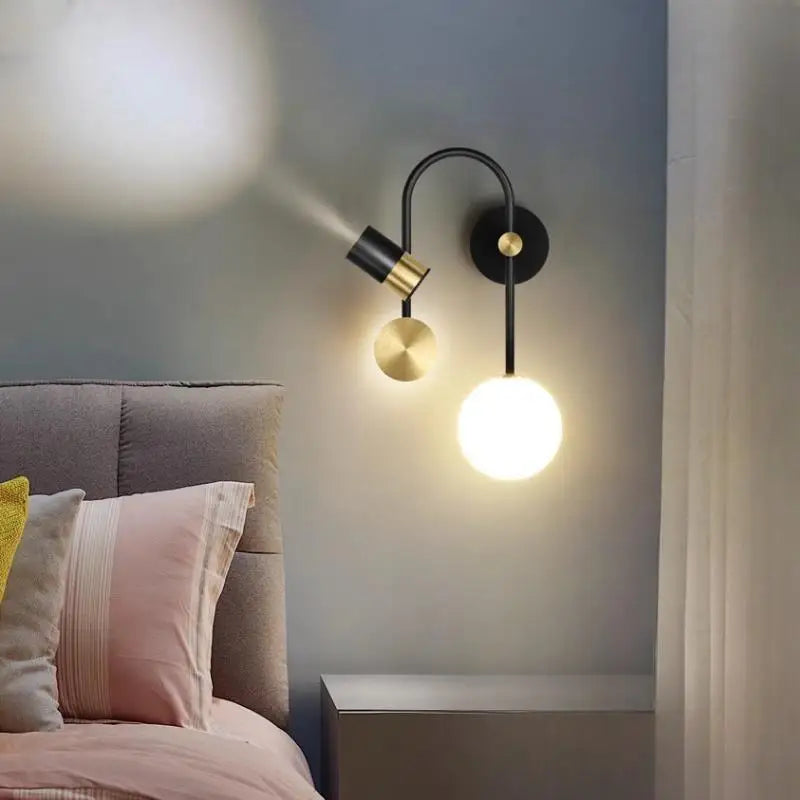 Opal Camlı Ledli Tasarım Aplik