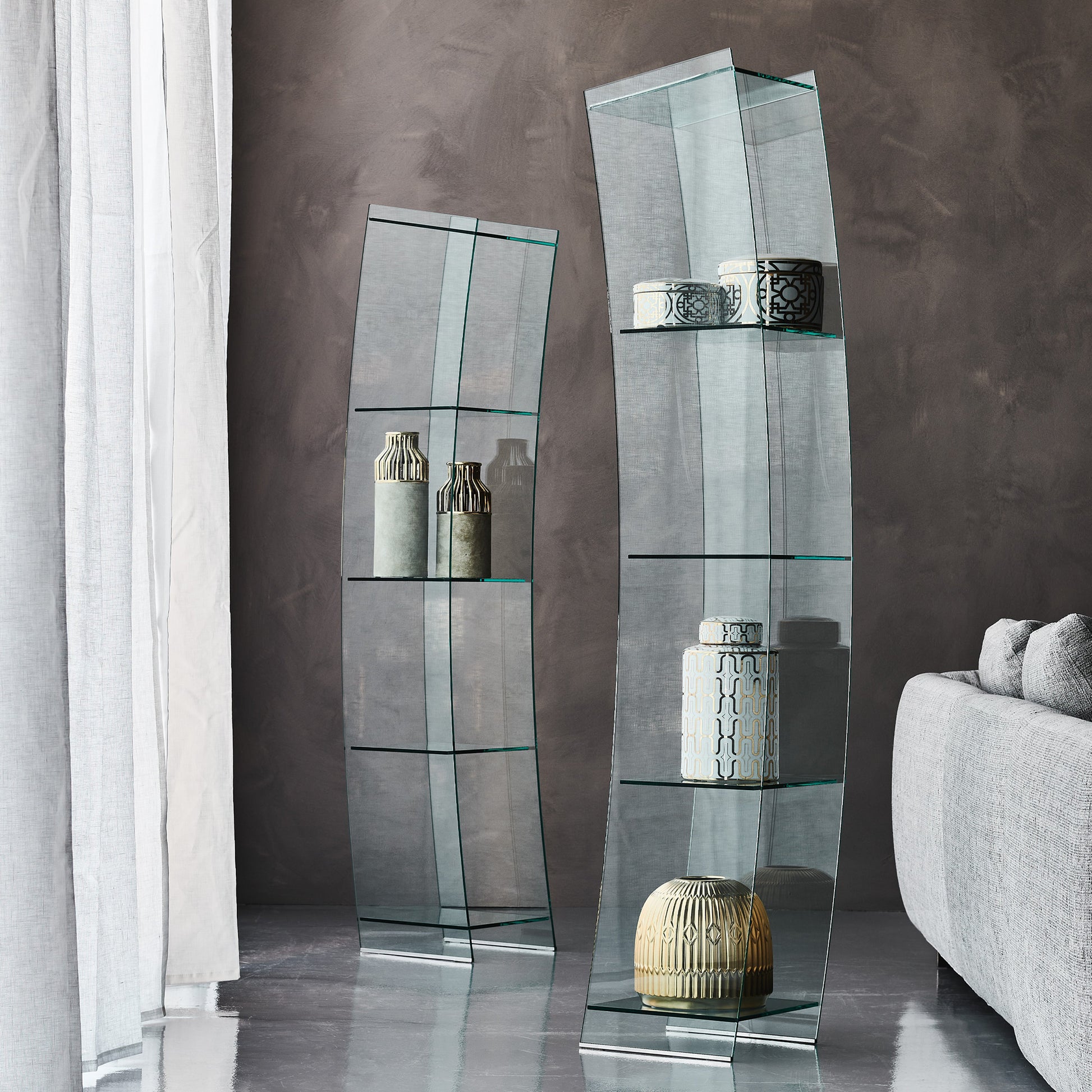 Open Wind 2'li Cam Vitrin Seti-Vitrin-Cattelan Italia-NowShopFun