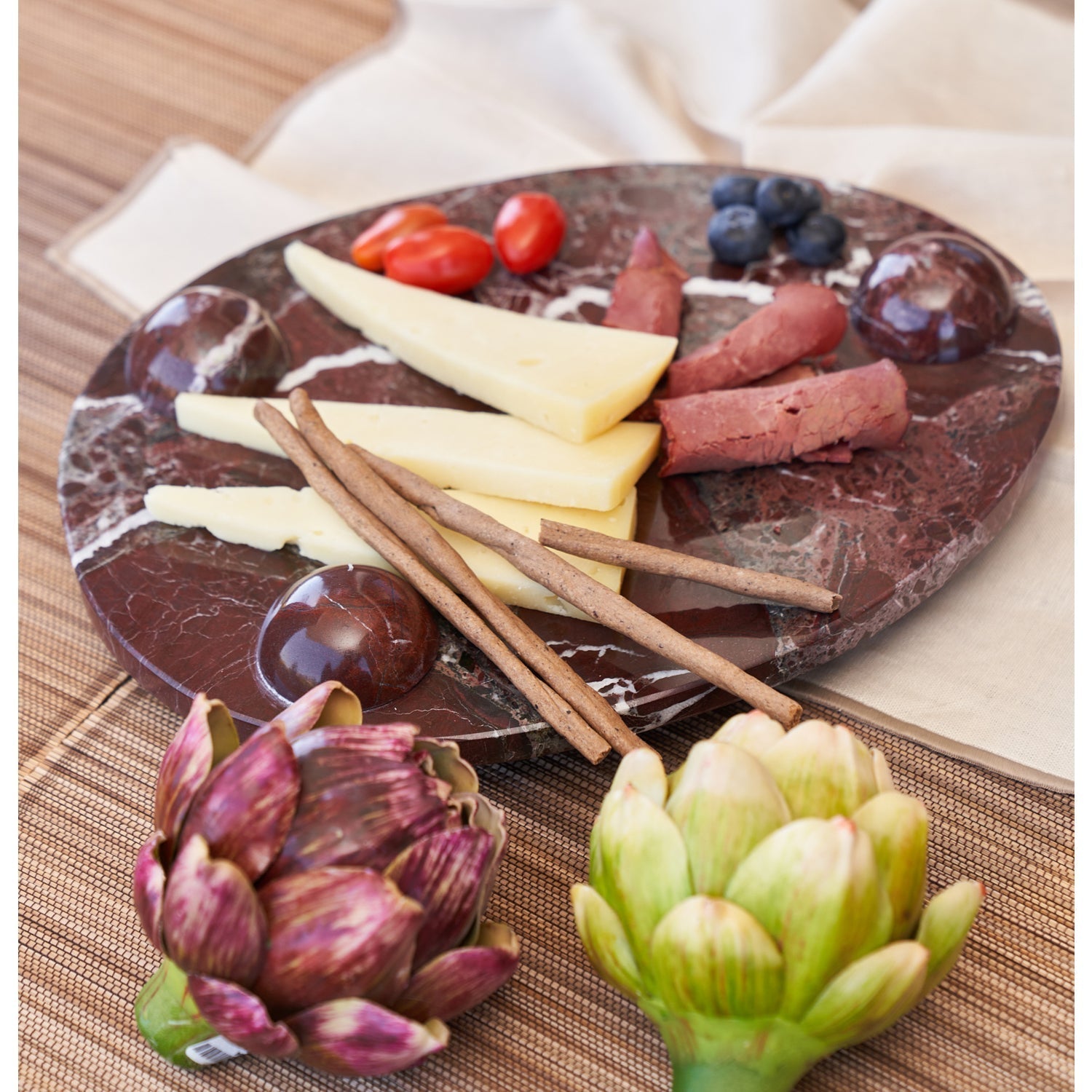 Oppal Ela Plate Mermer Sunumluk