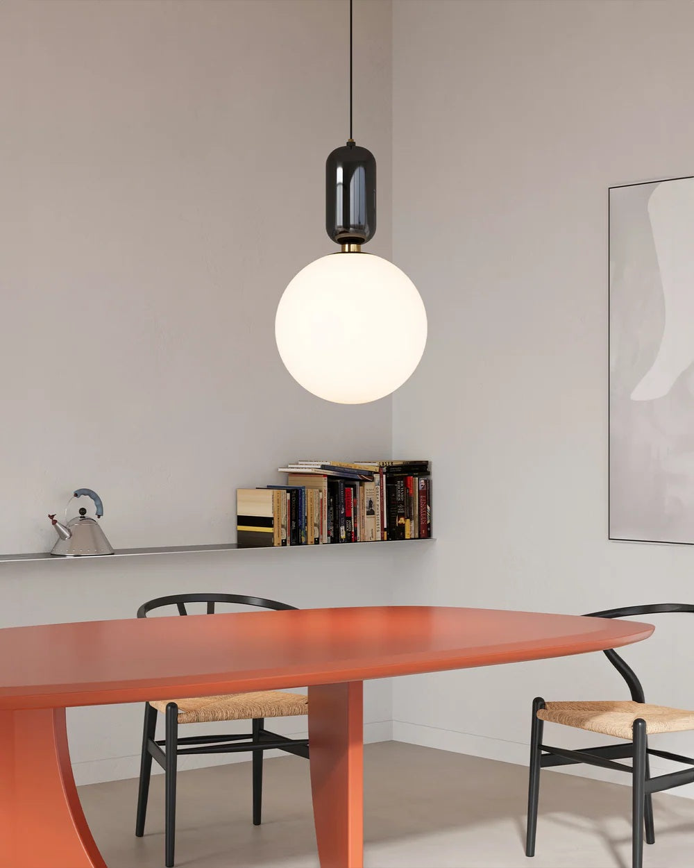 Orb Glow Sarkıt Lamba-Tavan Aydınlatması-livingstore-Beyaz-NowShopFun