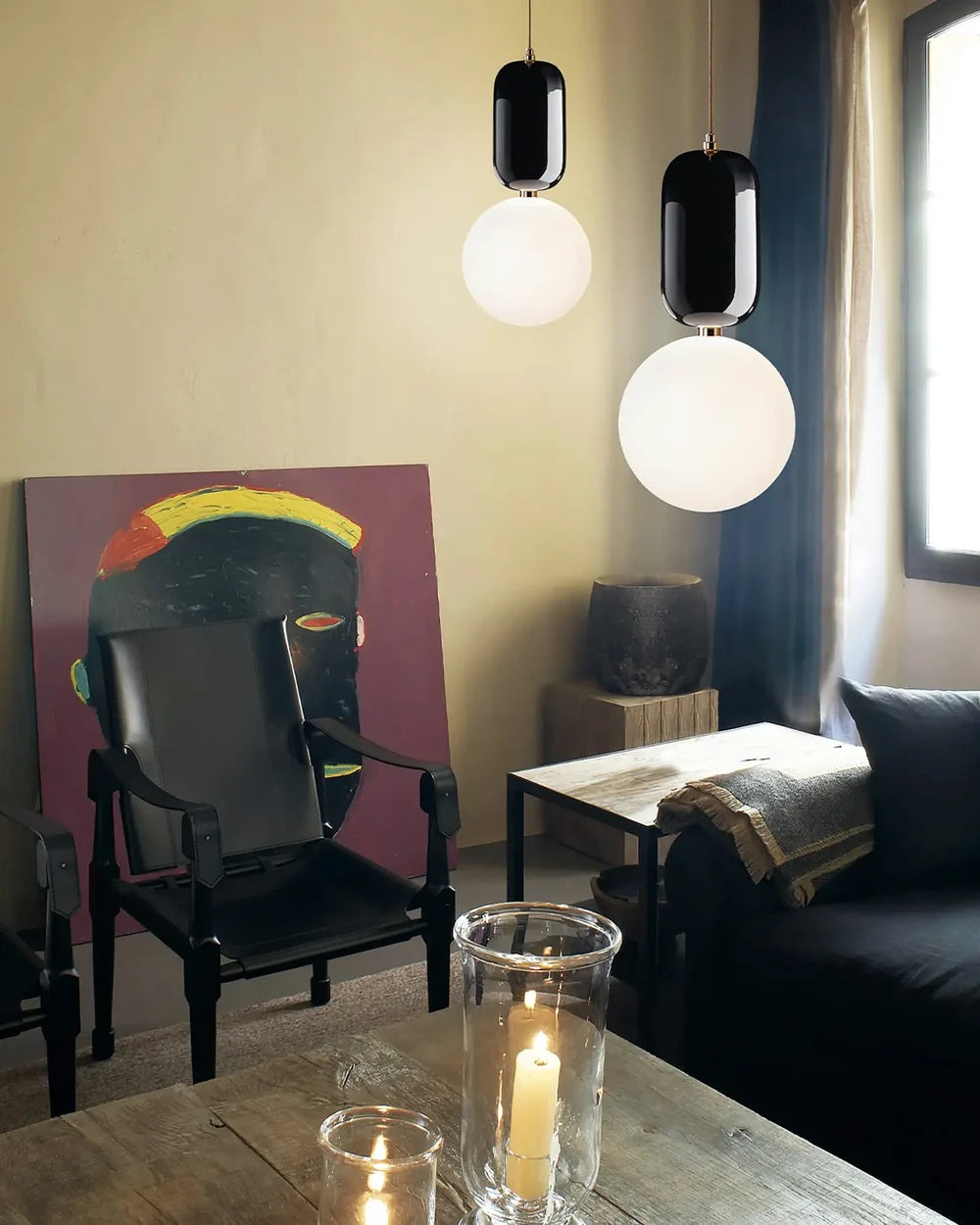 Orb Glow Sarkıt Lamba-Tavan Aydınlatması-livingstore-Beyaz-NowShopFun