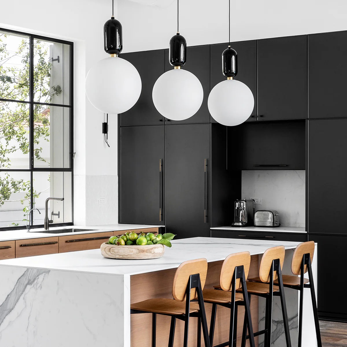 Orb Glow Sarkıt Lamba-Tavan Aydınlatması-livingstore-Beyaz-NowShopFun