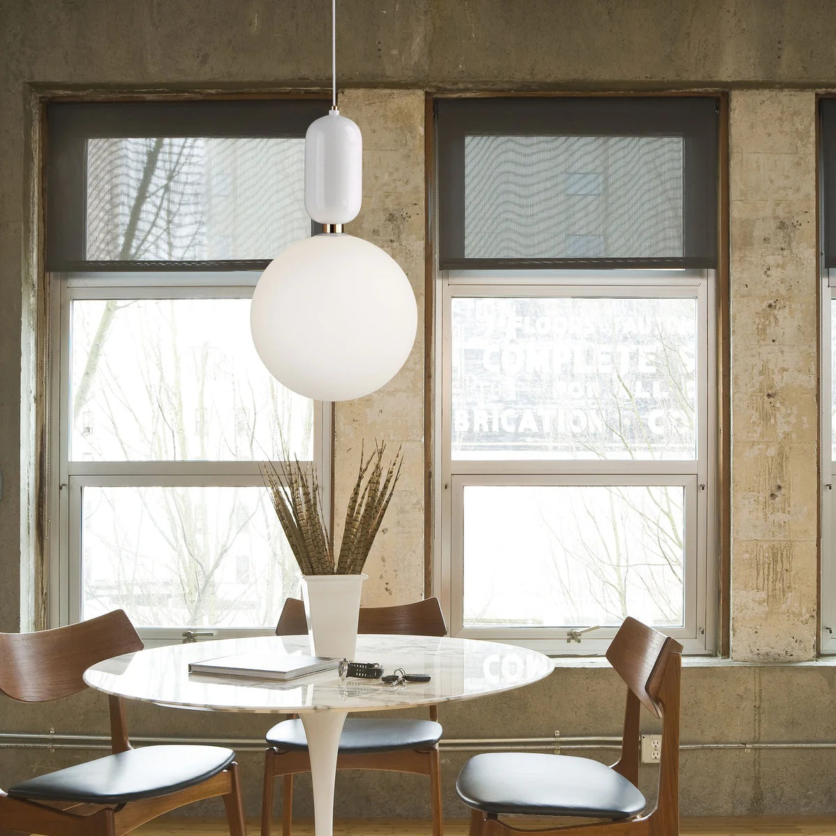 Orb Glow Sarkıt Lamba-Tavan Aydınlatması-livingstore-Beyaz-NowShopFun