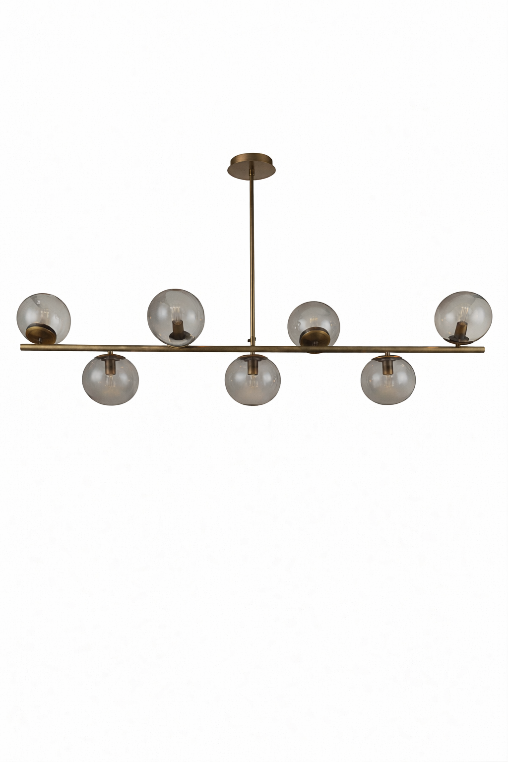 Orbit 7 Kollu Avize-Masa Üstü-Sarkıt Aydınlatma-Lumiana-Füme-NowShopFun