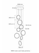Orbit Rings — 8'li LED Halka Sarkıt-Monolux-NowShopFun