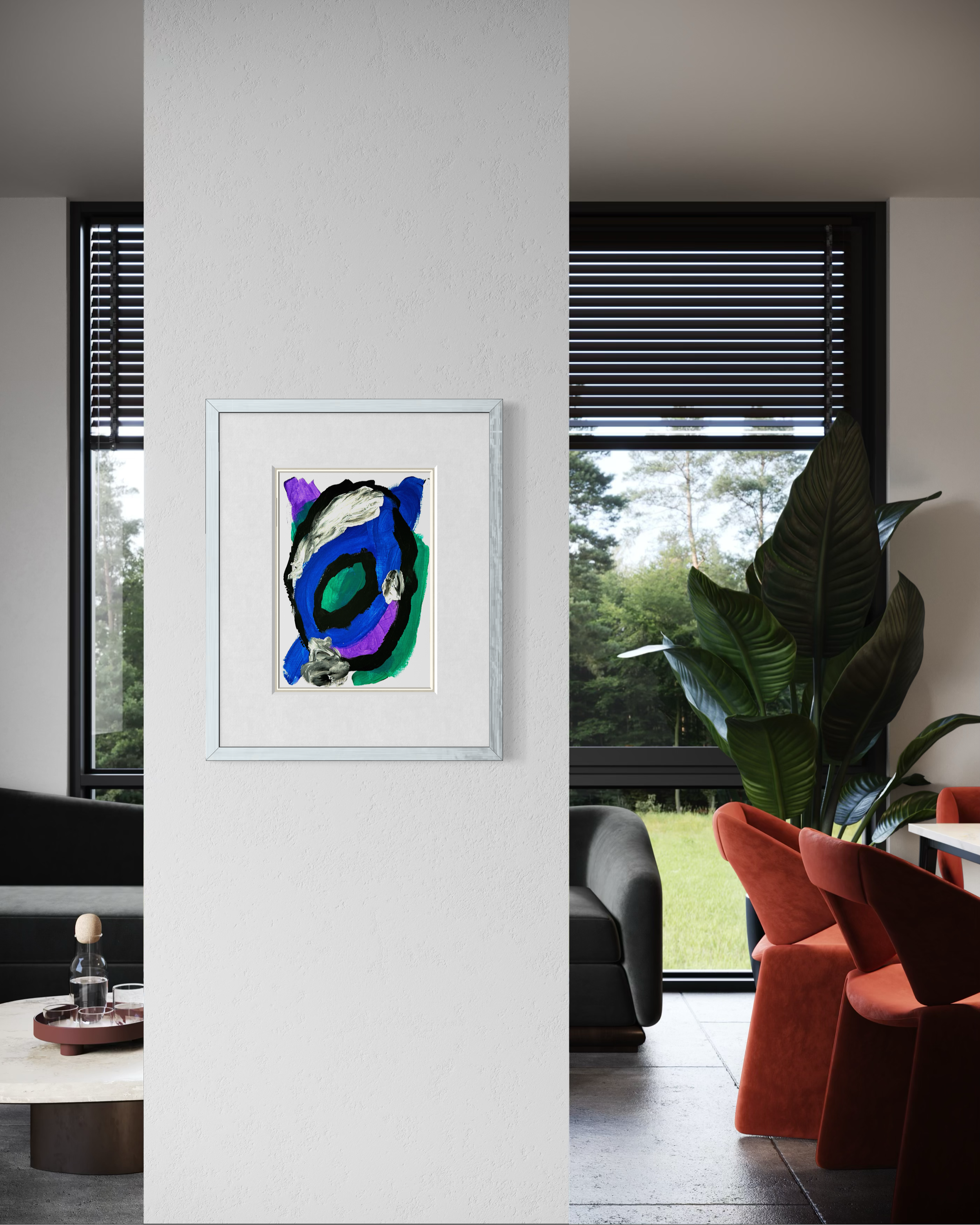 Orbit Tablo | 40x50 cm Çerçeveli-Tablo-Fırat Aydın Works-NowShopFun