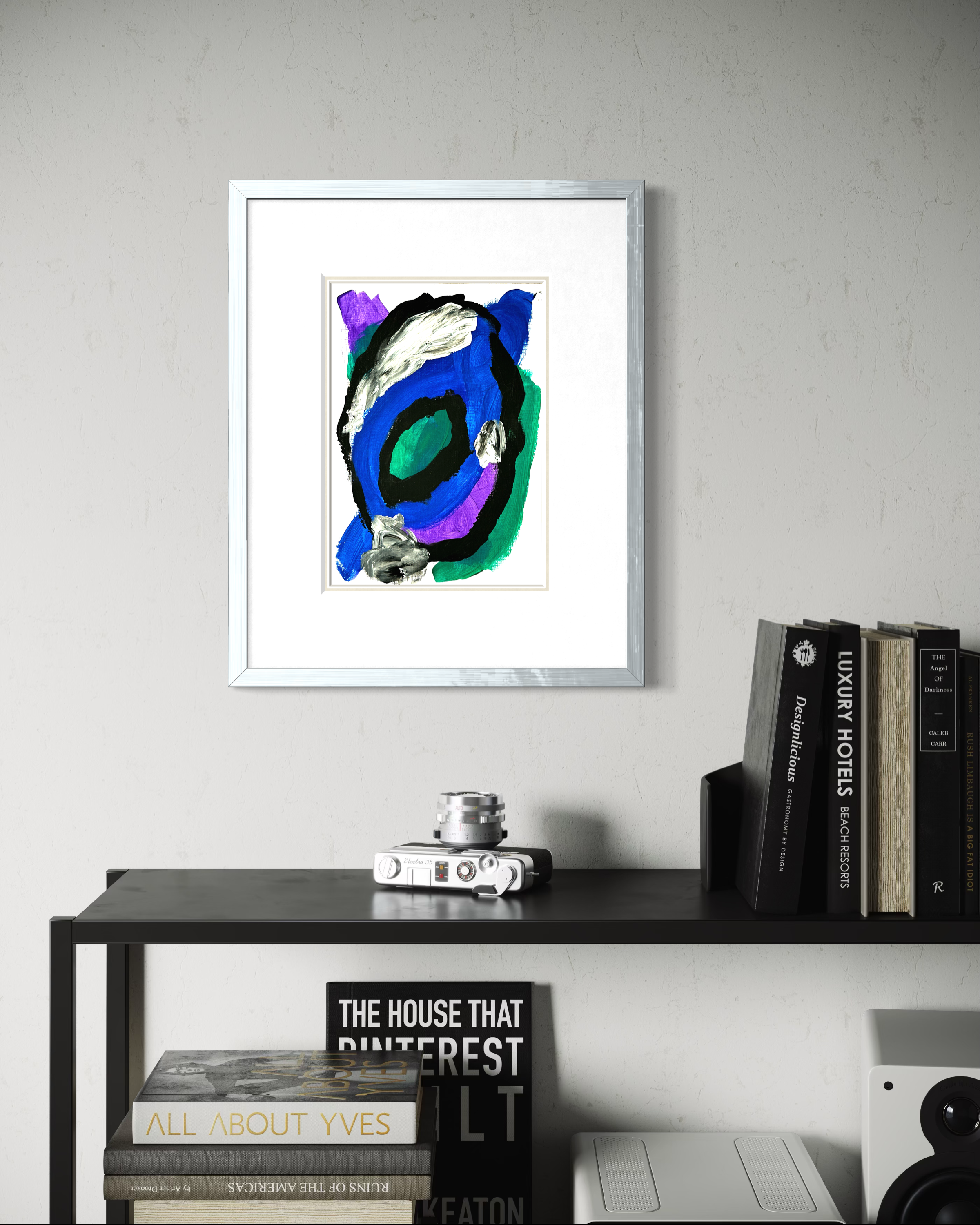 Orbit Tablo | 40x50 cm Çerçeveli-Tablo-Fırat Aydın Works-NowShopFun