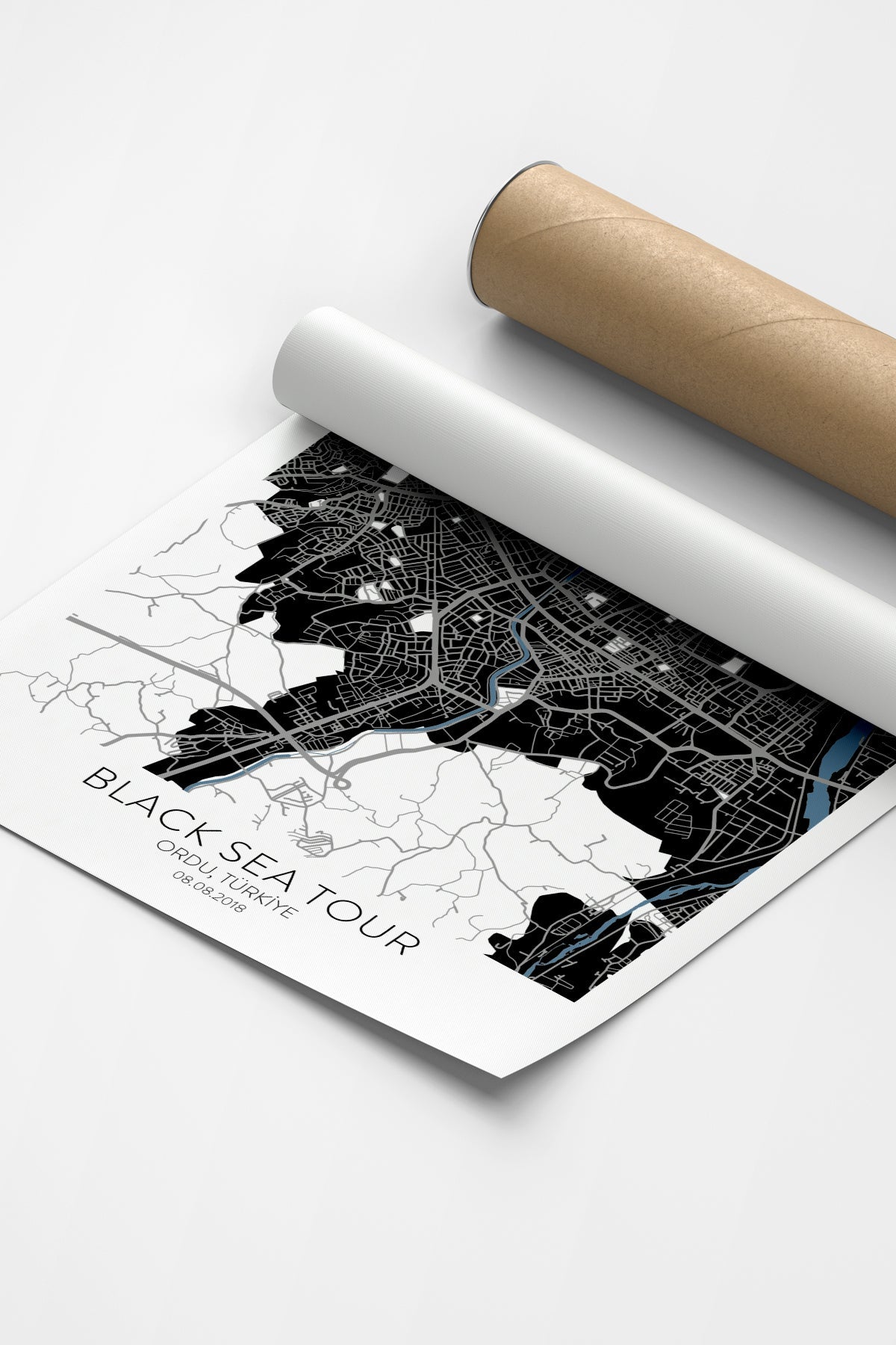 Ordu Şehir Haritası Poster