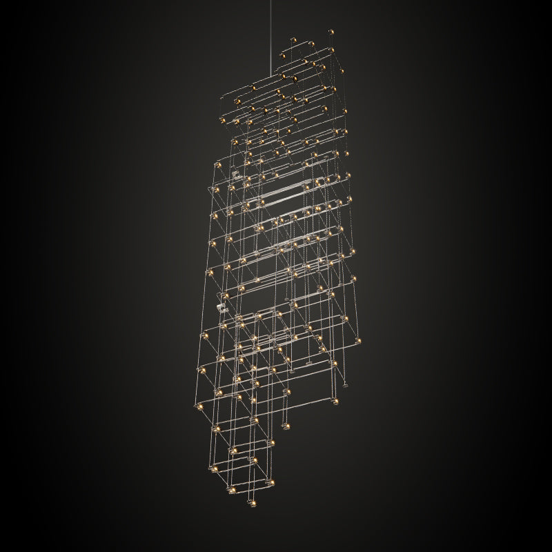 Orion Vertical 150 Sarkit Nikel Ø30x150 Cm 134xled 5w