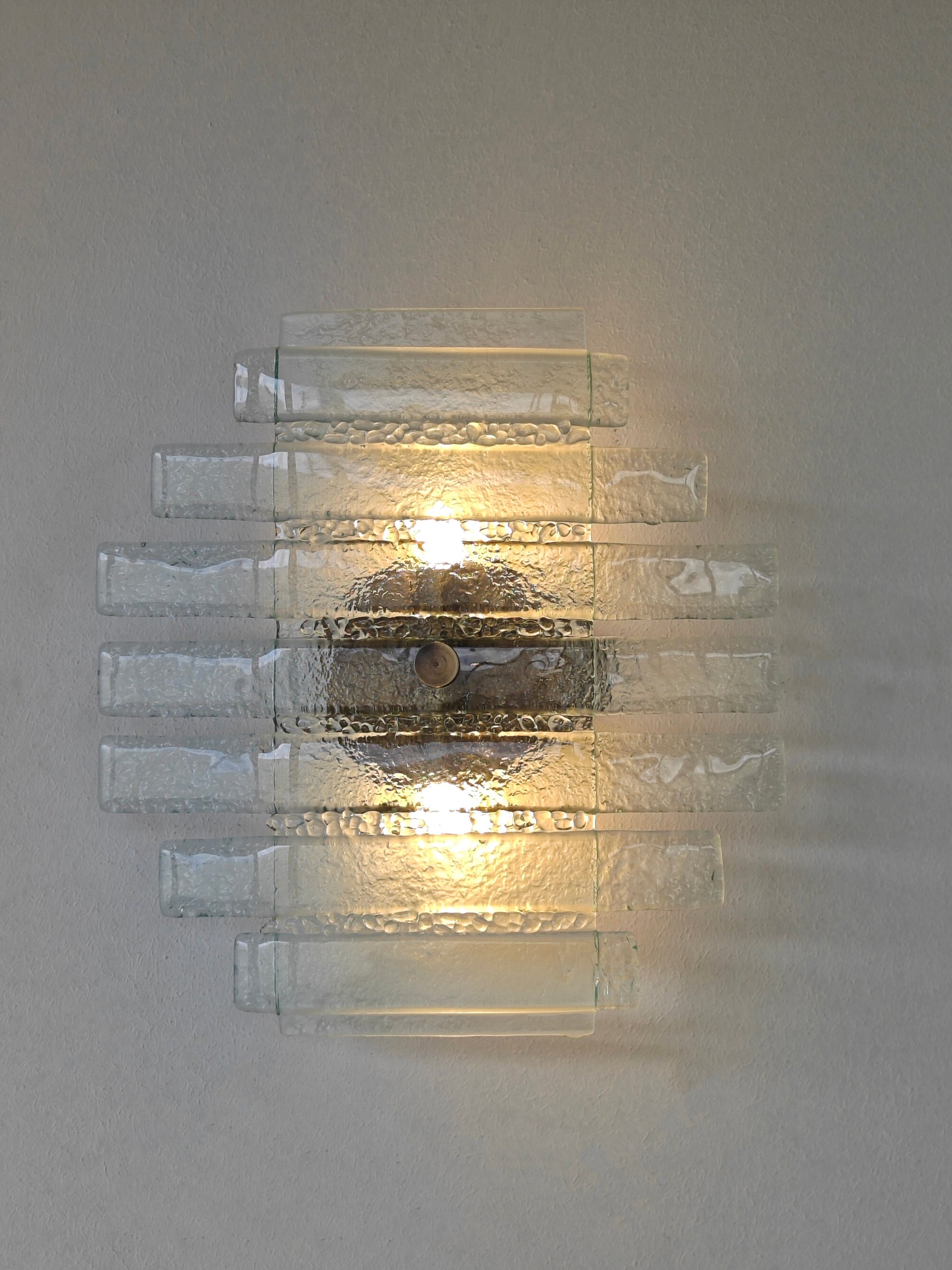 Orizzonte El Yapımı Cam Aplik Şeffaf