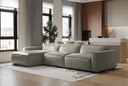Orlando Sol Uzanmali Deri̇ Köşe Koltuk-Hoom Concept-kahve-NowShopFun