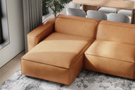 Orlando Sol Uzanmali Deri̇ Köşe Koltuk-Hoom Concept-kahve-NowShopFun