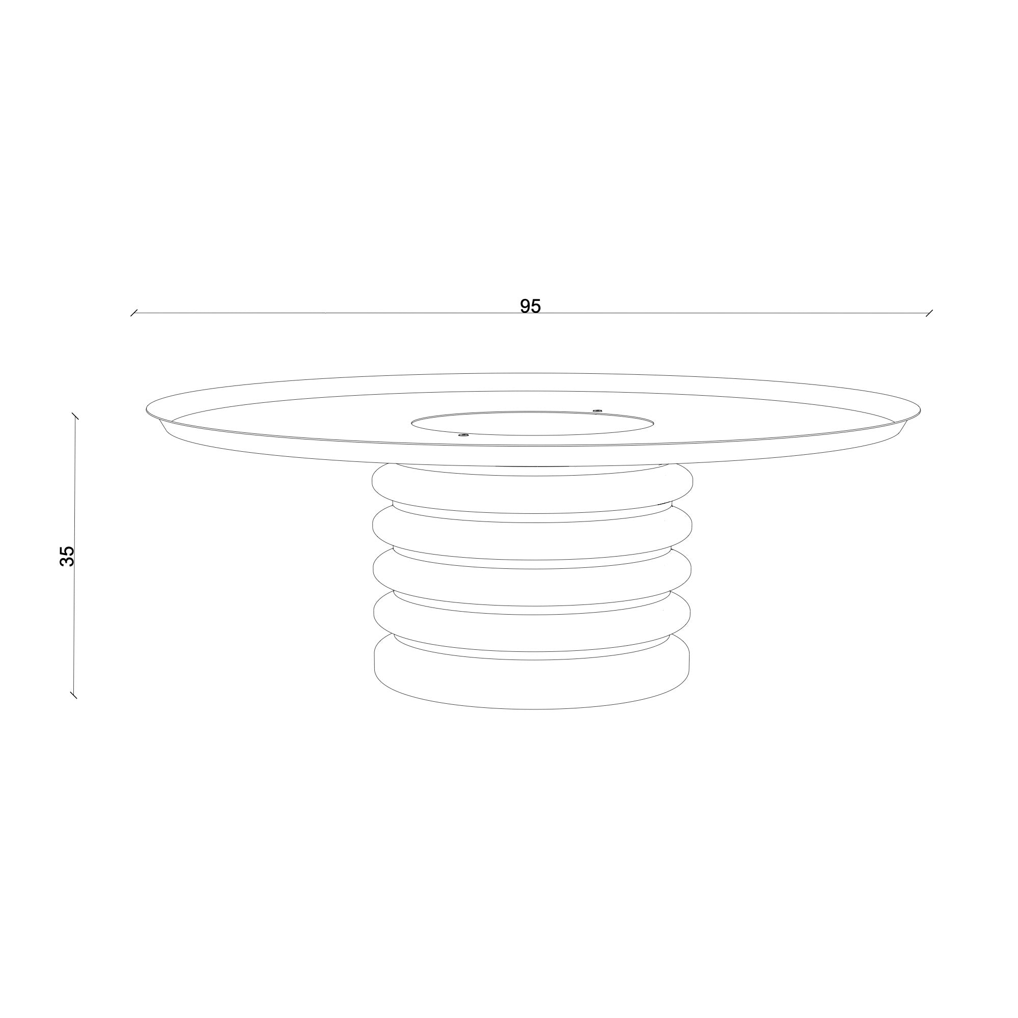 Silver Sedir Coffee Table - Table Series