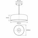 Orvea Handmade Cam Avize 40 Cm