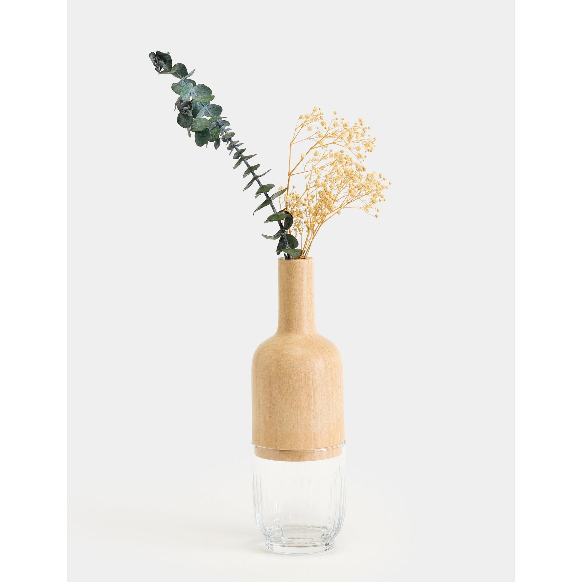 Osaka Minimalist 2'li Vazo Seti - Şeffaf