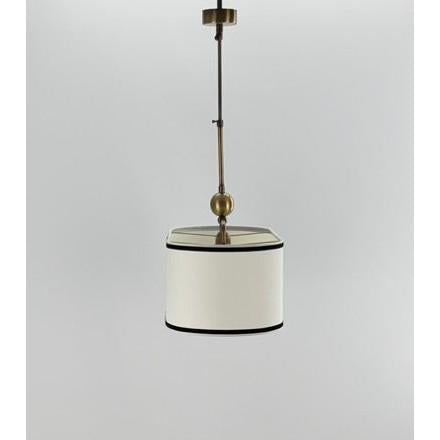 Oscar Elips Biyeli 3 Işıklı Kumaş Avize