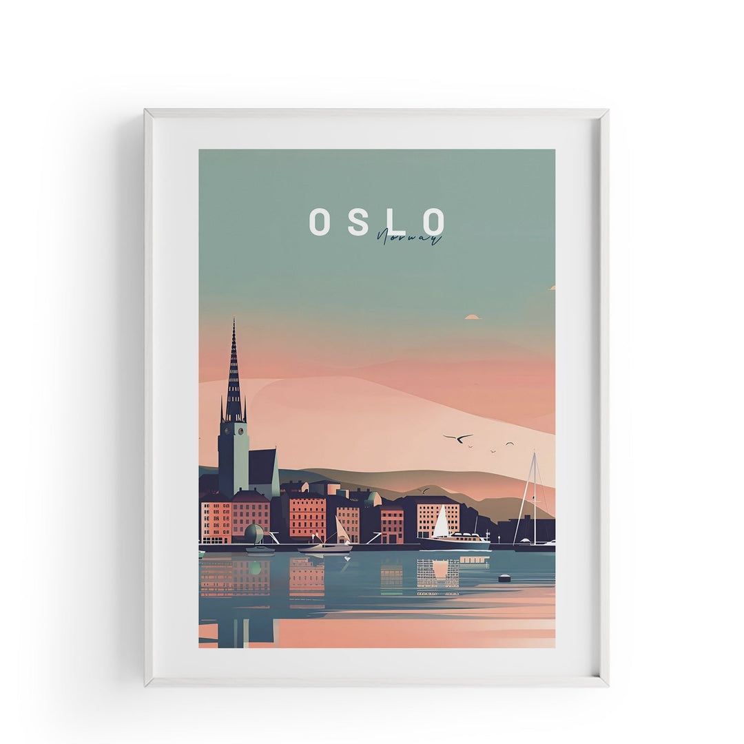 Oslo | Şehir Posteri